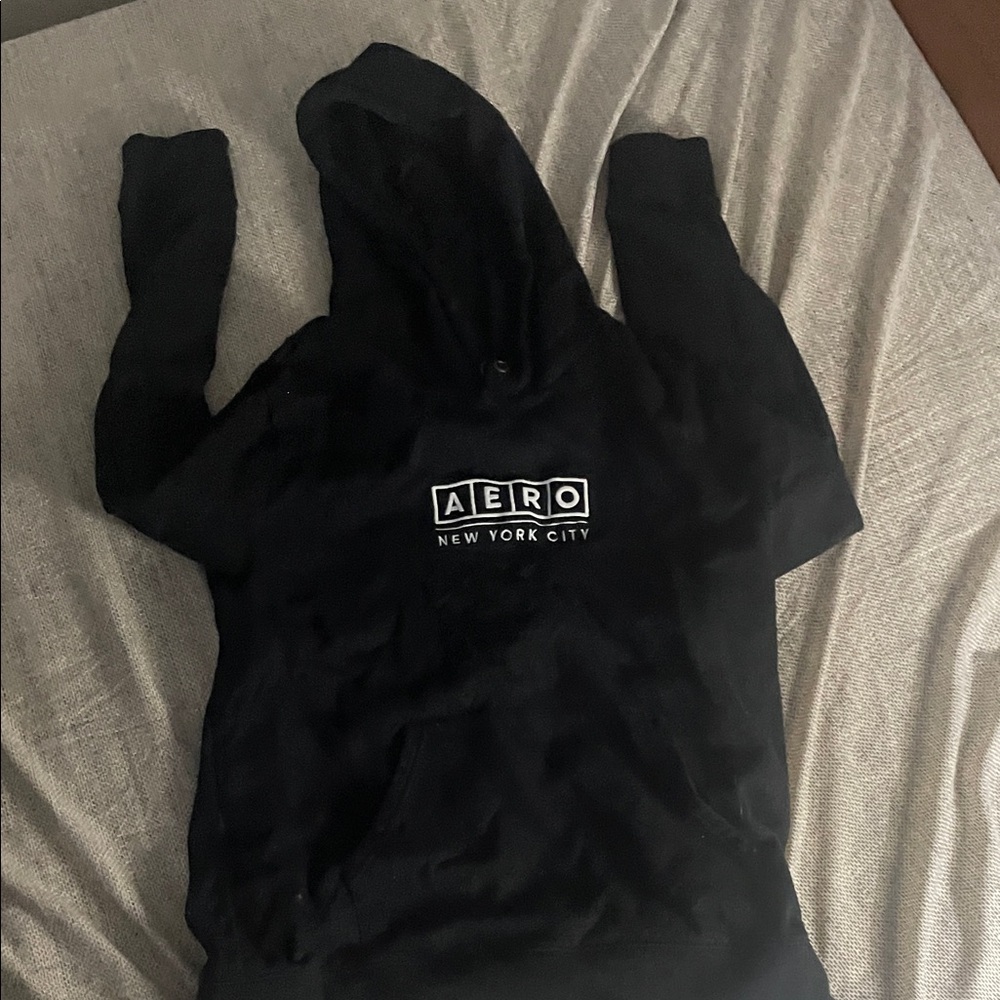 Aeropostale Black V-Neck Sweater